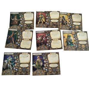Descent Journeys in The Dark 2nd Ed 8 Replacement Hero Cards Dungeons Dragons